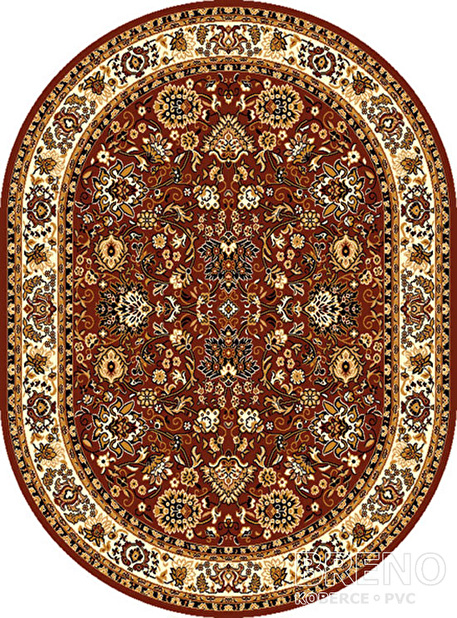 Kusový koberec Teheran 117/Brown/oval