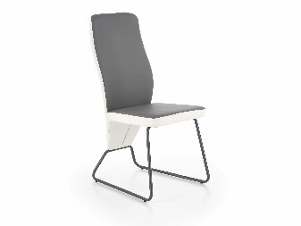 Jídelní židle  Kulla (bílá + šedá)