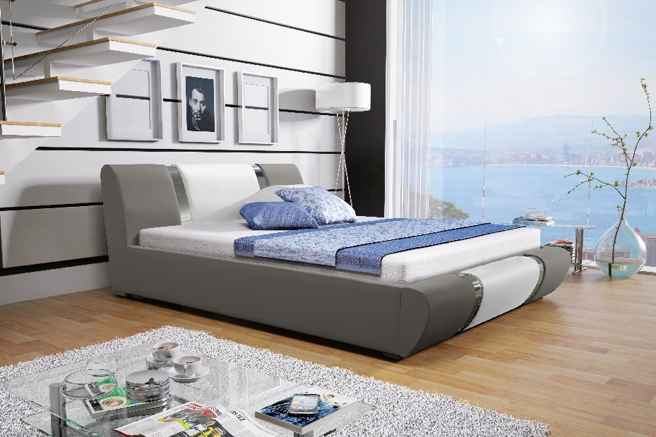 Manželská postel 200 cm Ancona (s roštem)