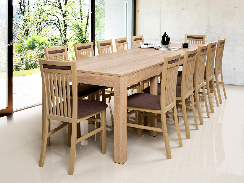 Jídelní stůl Wariba (dub sonoma) (pro 6 až 8 osob)