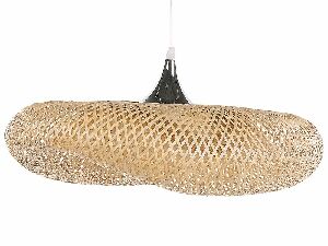 Závěsná lampa BANN (bambus) (světlé dřevo) (velká)