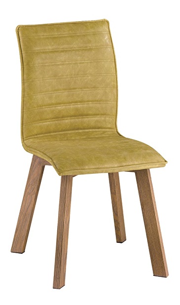 Jídelní židle Nastia (zelená ekokůže)