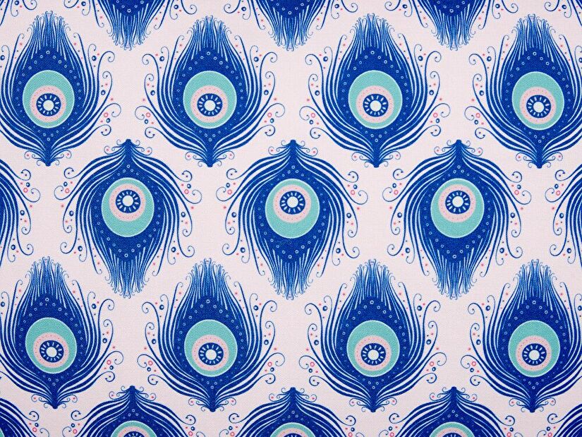 Sada 2 ozdobných polštářů 40 x 60 cm Cerina (modrá)