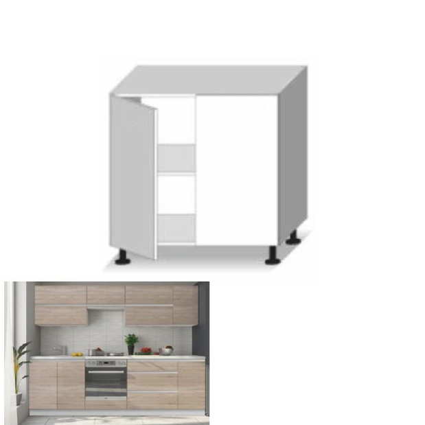 Dolní kuchyňská skříňka Lilouse D 80