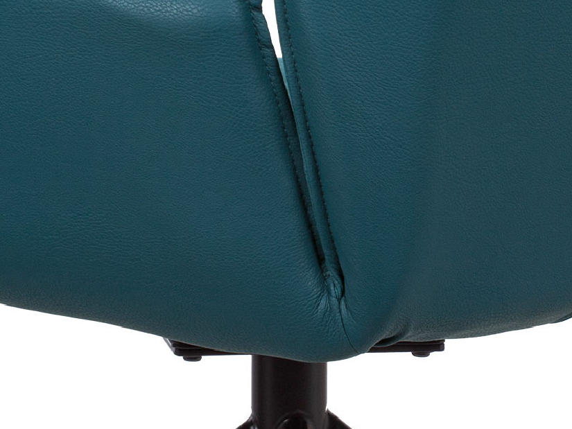 Jídelní židle Hagga-399-BLUE2 (petrolejová modrá + černá)