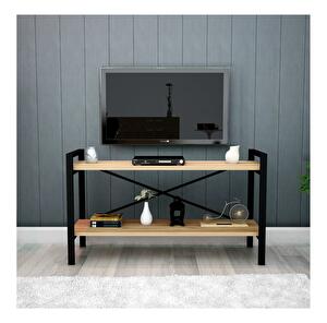  TV stolek Nevipe 4 (borovice atlantická + černá)