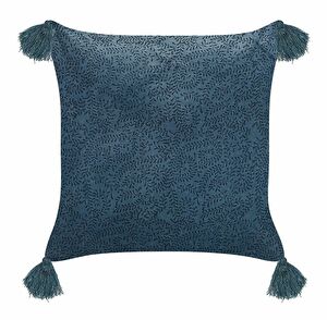 Ozdobný polštář 45 x 45 cm Setar (modrá)