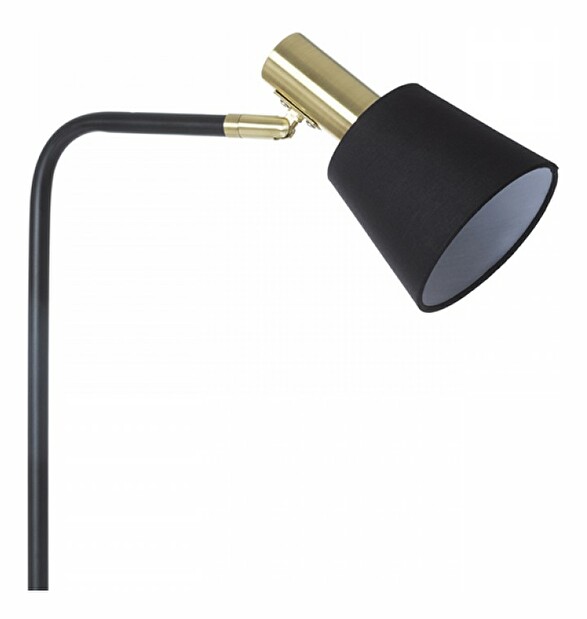 Stojanová lampa Icart 230V E27 15W (černá + zlatá)