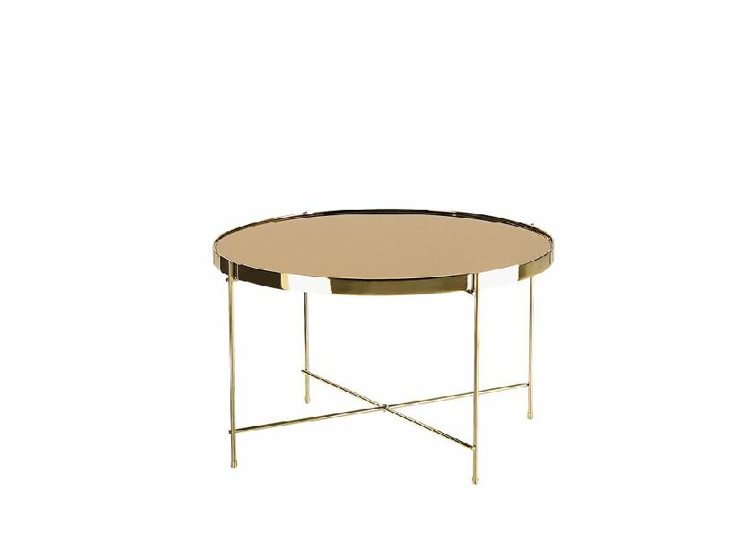 Konferenční stolek LACE (zlatá) *výprodej