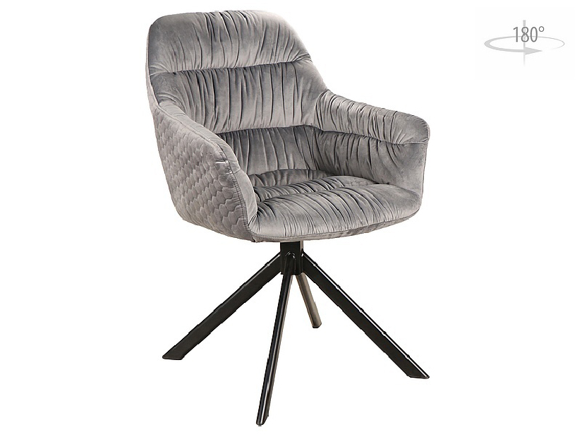 Jídelní židle Ami (šedá + černá)