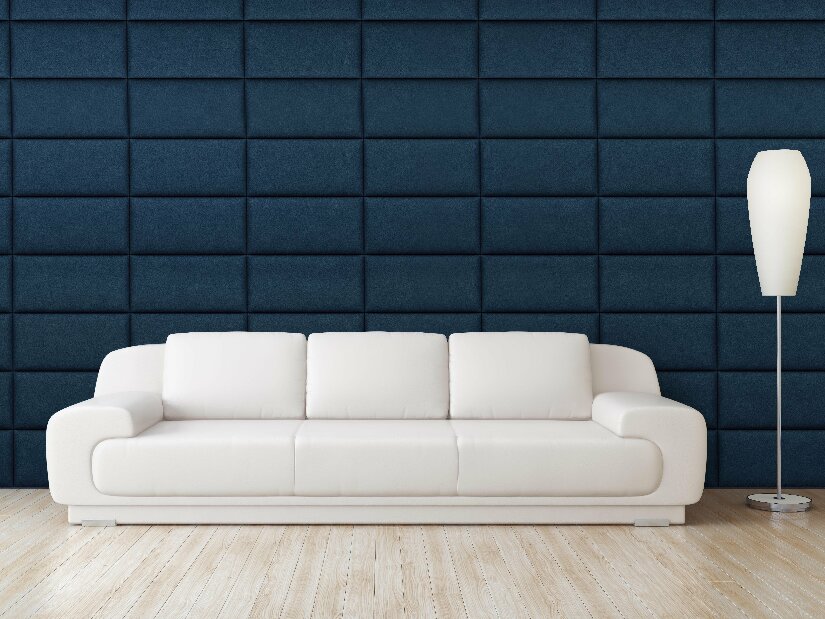 Set 2ks čalouněných panelů Soundless 40x30 cm (modrý) *výprodej