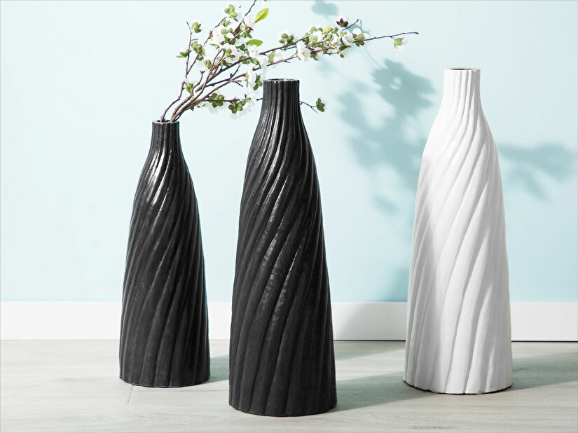 Váza FRONIA 54 cm (keramika) (černá)