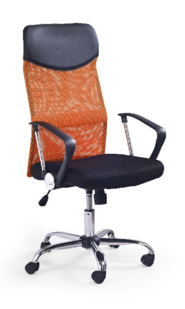 Kancelářská židle Vicky (pomerančová + černá)