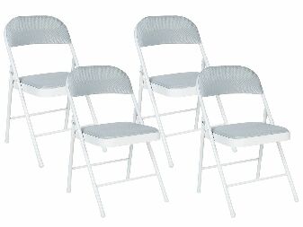 Set 4 ks konferenčních židlí Segar (šedá)