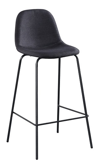 Barová židle Mariola (tmavě šedá)
