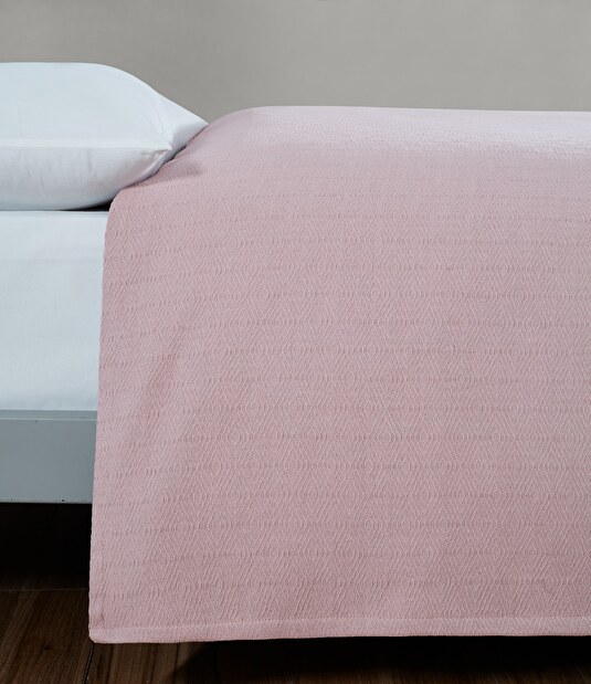 Přehoz na postel 200 x 230 cm Sirena (růžová)
