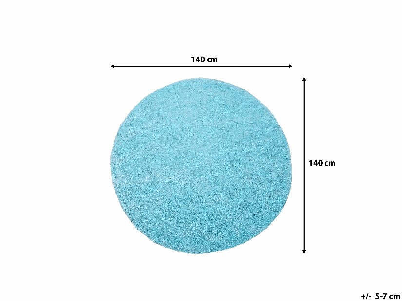 Koberec 140 cm Damte (světle modrá)