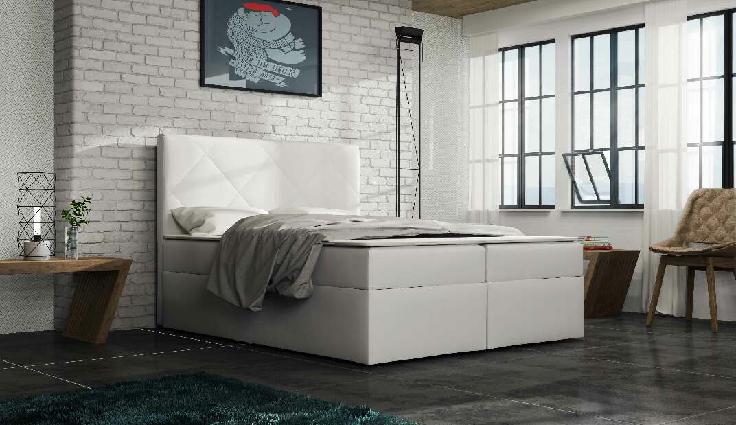 Manželská postel 140 cm Octavius (s matrací)