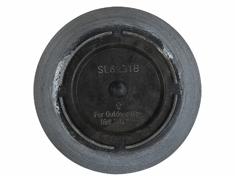 Set 2 ks. květináčů KOLUMBIE 49/58x43/50x43/50 cm (sklolaminát) (šedá)