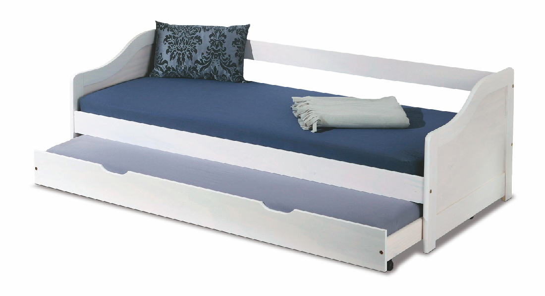 Jednolůžková postel 90 cm Leonie (s roštem)