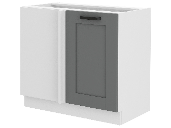 Dolní kuchyňská skříňka Lucid 105 ND 1F BB (dustgrey + bílá)