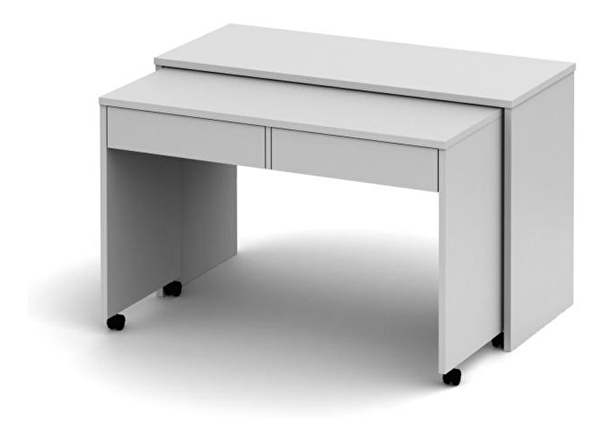 Rozkládací PC stolek Perto New (bílá) *bazar