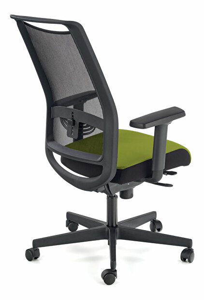 Kancelářská židle Galatta (černá + zelená)