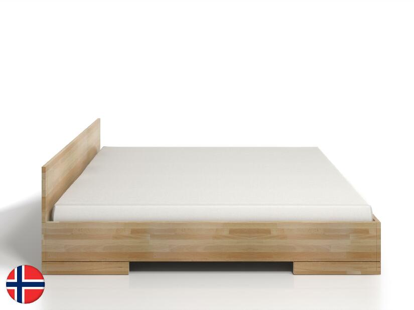 Manželská postel 180 cm Naturlig Stalander Maxi (buk) (s roštem)
