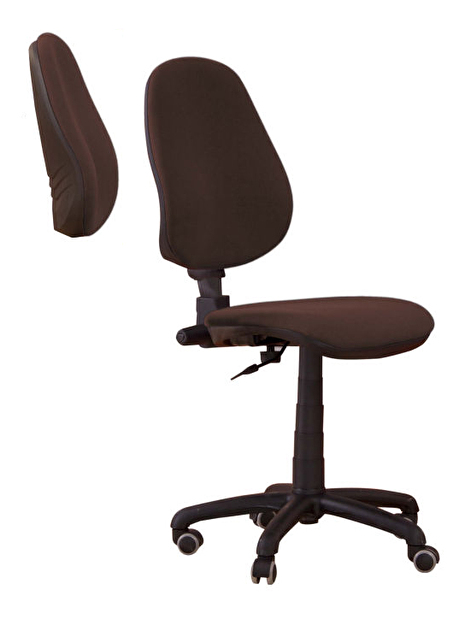 Kancelářská židle Polo 50 hnědá (bez područek)