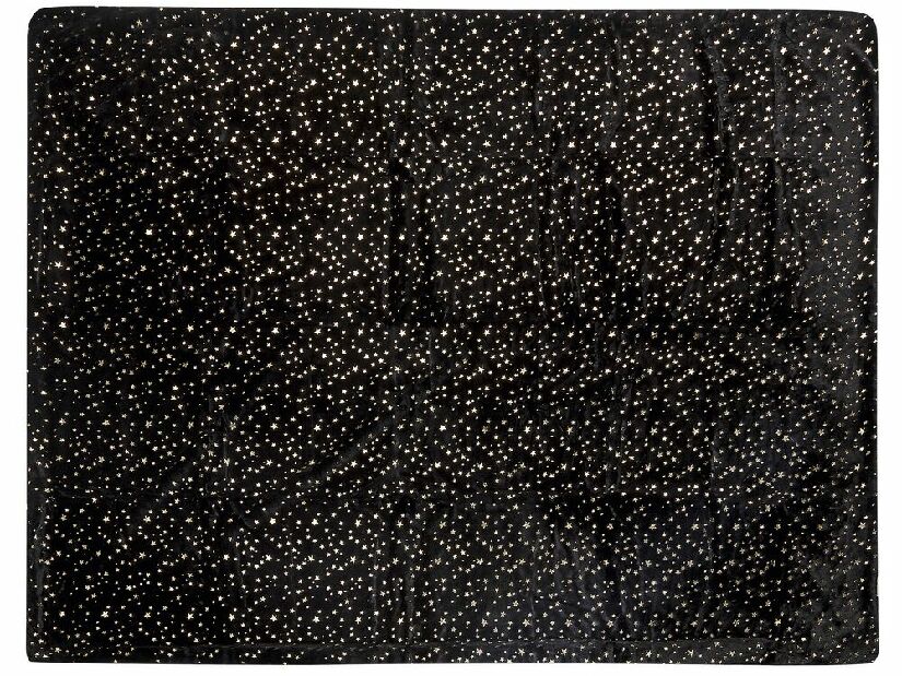 Deka 150 x 200 cm Alaza (černá)