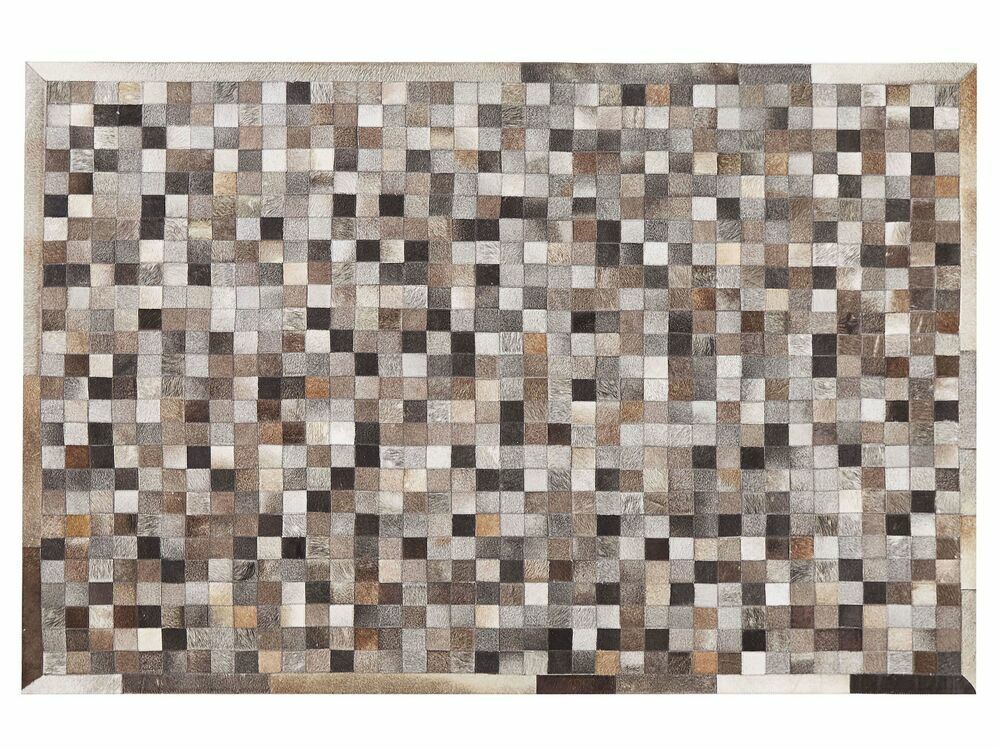 Koberec 160x230 cm ALUMUR (patchwork hnědá)