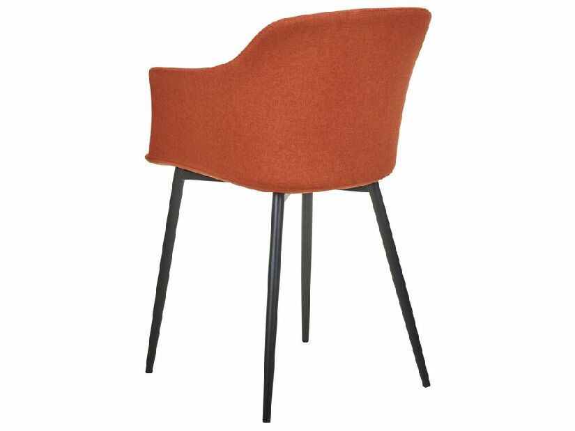 Set 2 ks jídelních židlí Eleni (oranžová)