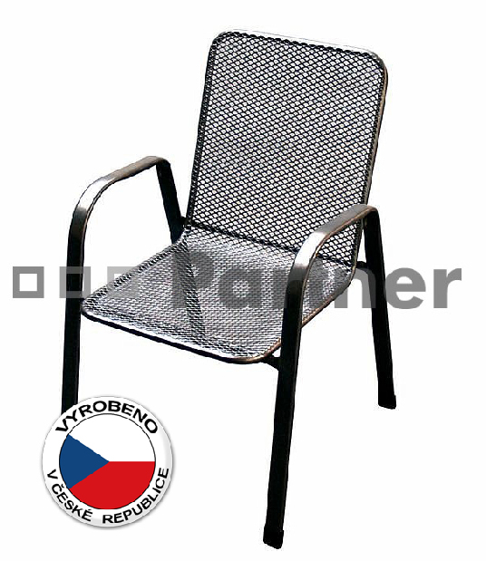 Zahradní židle Sága nízká (kov)