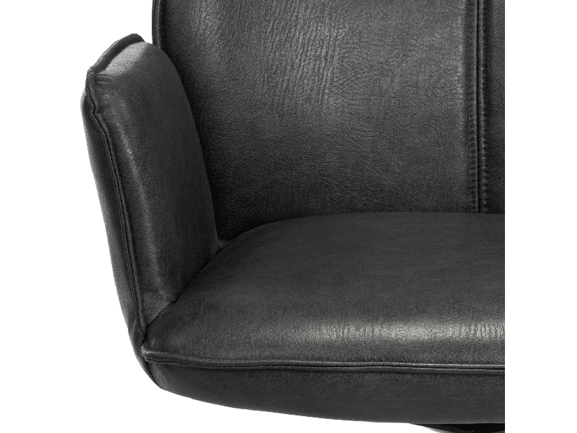 Jídelní židle Hamea-398-GREY3 (tmavě šedá + černá)