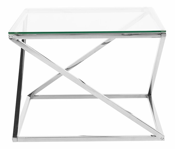 Konferenční stolek Binda (stříbrná)