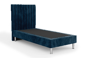 Čalouněná postel 90x200 cm Amby (modrá)