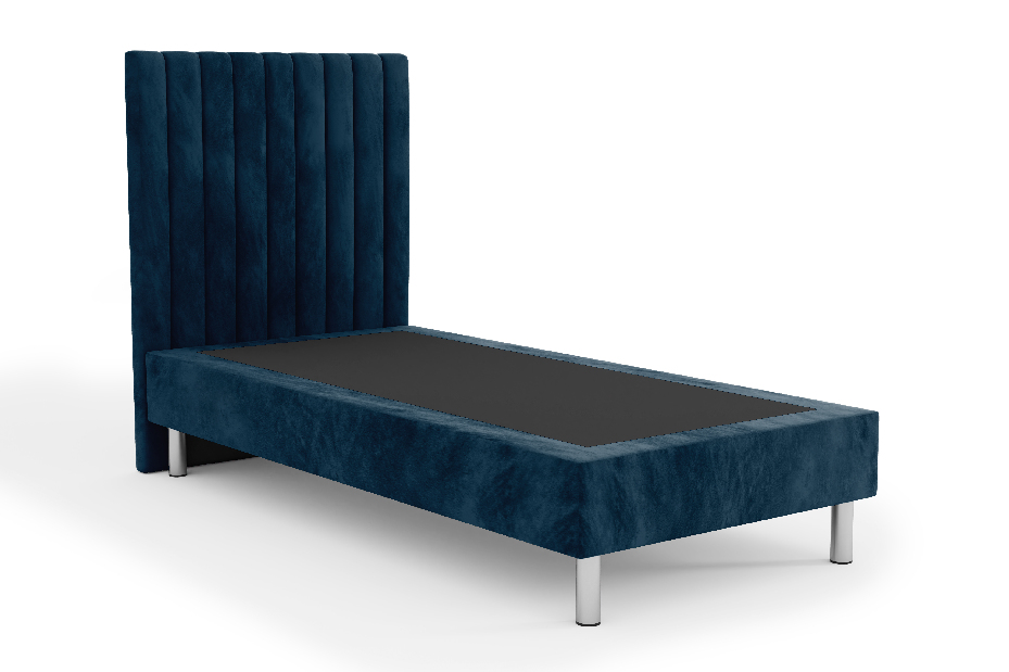 Čalouněná postel 90x200 cm Amby (modrá)