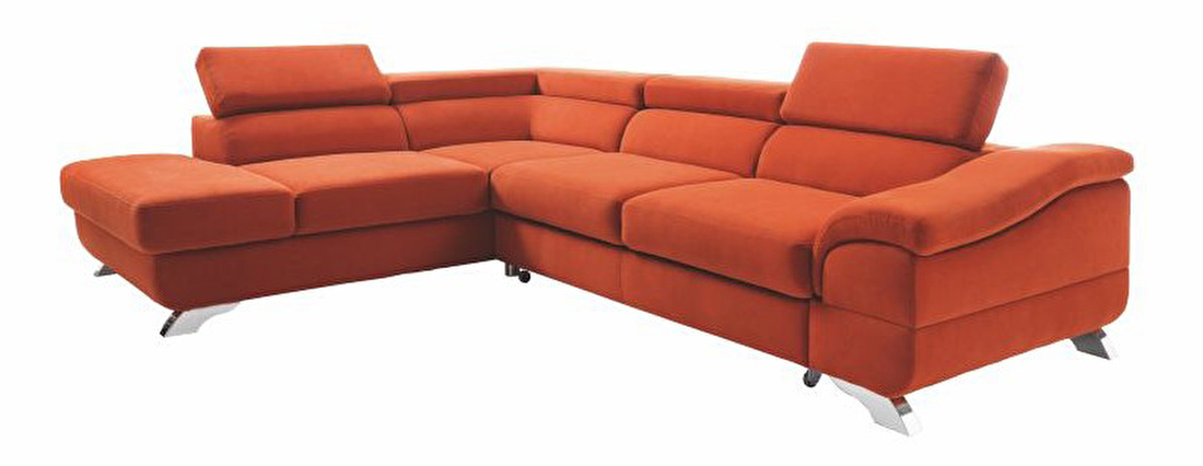 Rohová sedačka Lyng (oranžová) (L)