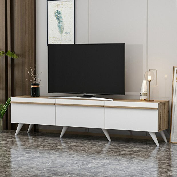 TV stolek/stojan Valika (bílá)