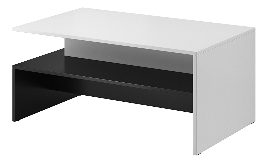 Konferenční stolek Barly Typ 99 (černá + bílá)