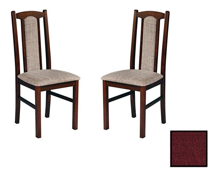 Set 2 ks. jídelních židlí Arte (ořech + tkanina 9) *výprodej