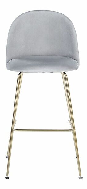 Set 2 ks. barových židlí ARCAL (šedá)