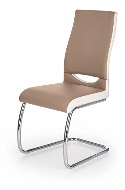 Jídelní židle K259 (cappuccino + Bílá)