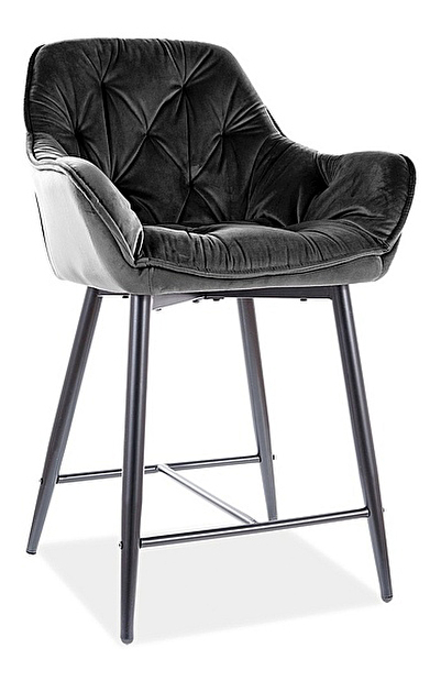 Barová židle Champlain (černá)