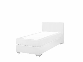 Jednolůžková postel Boxspring 90 cm PREMIER (s matracemi) (bílá)