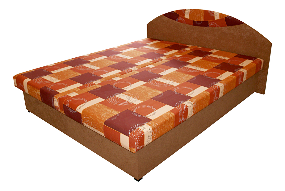Manželská postel 160 cm Benab Dara (s rošty a matracemi)