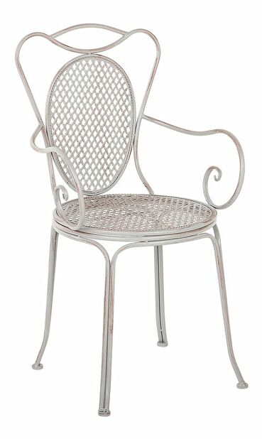 Set 2 ks. zahradních židlí CINQUE (kov) (šedá)