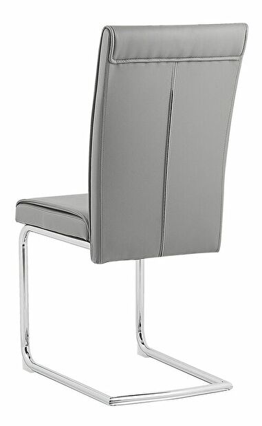 Set 2 ks. jídelních židlí ROVVO (šedá)
