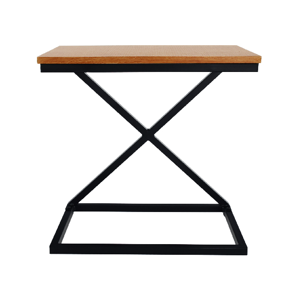 Příruční stolek Alpa (dub + černá)