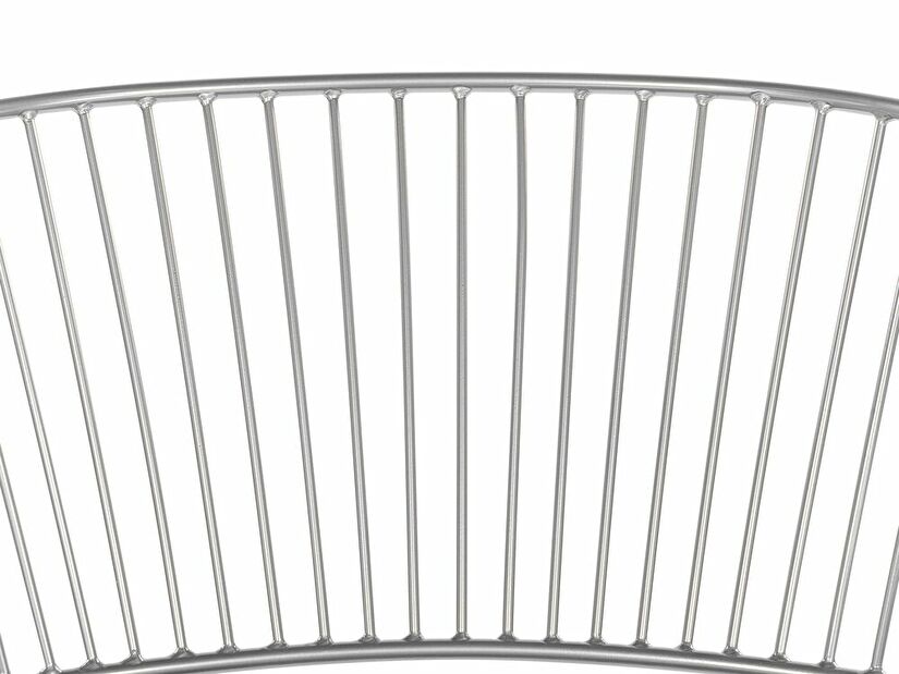 Set 2 ks. jídelních židlí RAGOR (stříbrná)